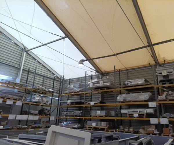mantenimiento de carpas para almacenaje
