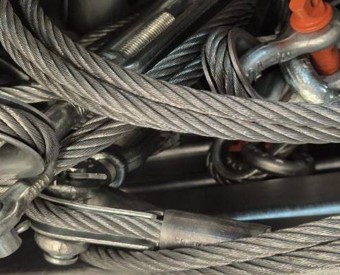 Cables de acero. Cables y eslingas.