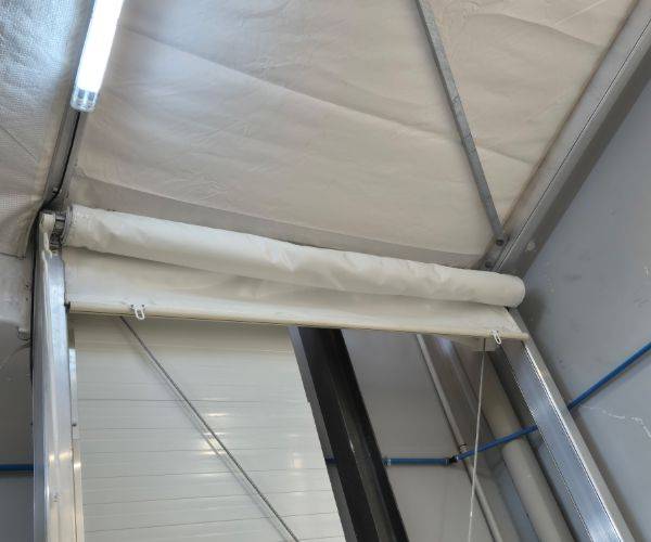 reparación de lonas para eventos. Reparación de carpas para eventos. Cortinas y cierres laterales