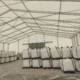 carpas impermeables. Montaje de carpas de almacenaje