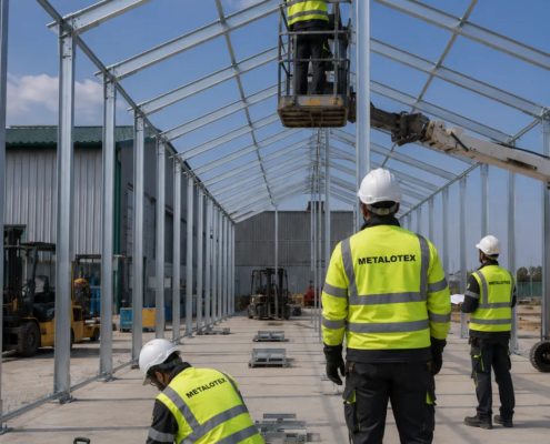 Montaje de estructuras metálicas metalotex